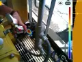 Rilevamento di una valvola pneumatico perde con un'emissione sonora di 95 dB, evidenziata da una mappa termica.