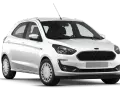 Ford Ka bianca, utile per trovare la targhetta codice colore.