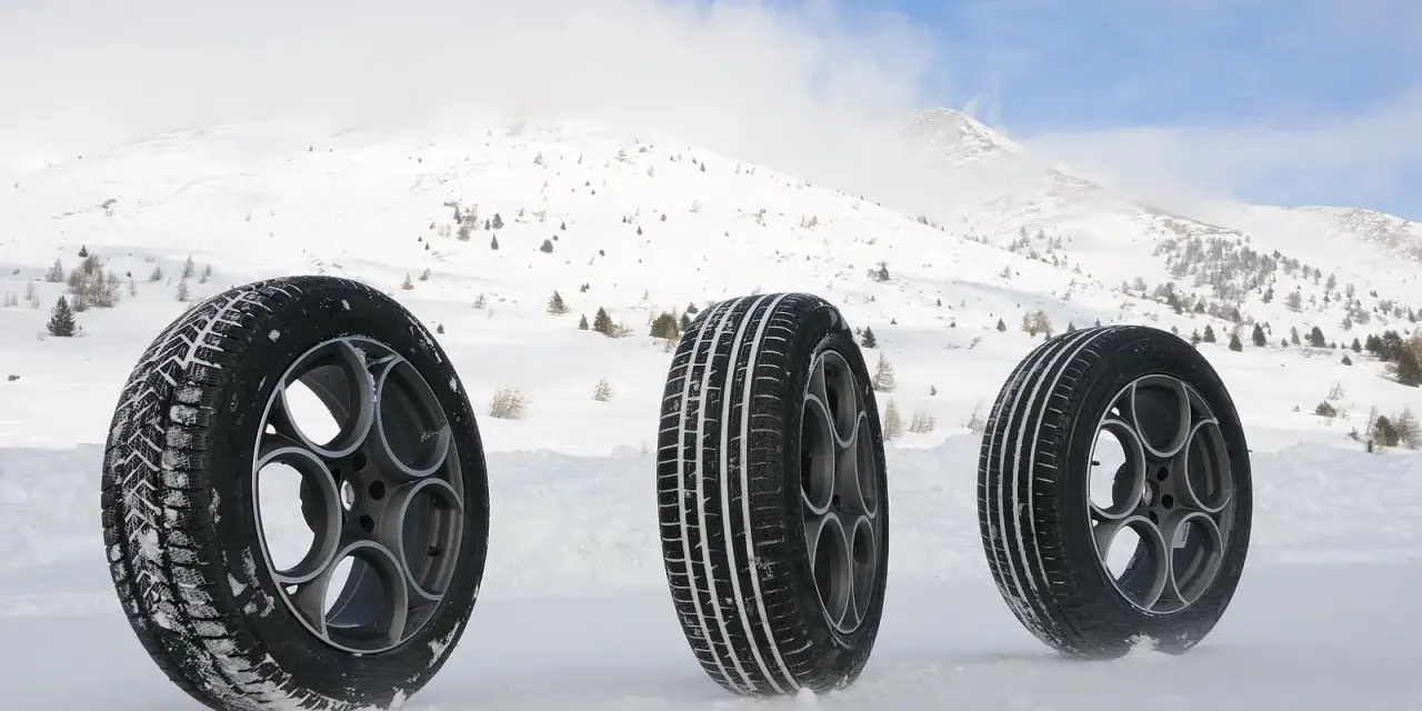 Tre pneumatici su neve: uno invernale, due estivi. La domanda è: sul bagnato meglio gomme estive o invernali?