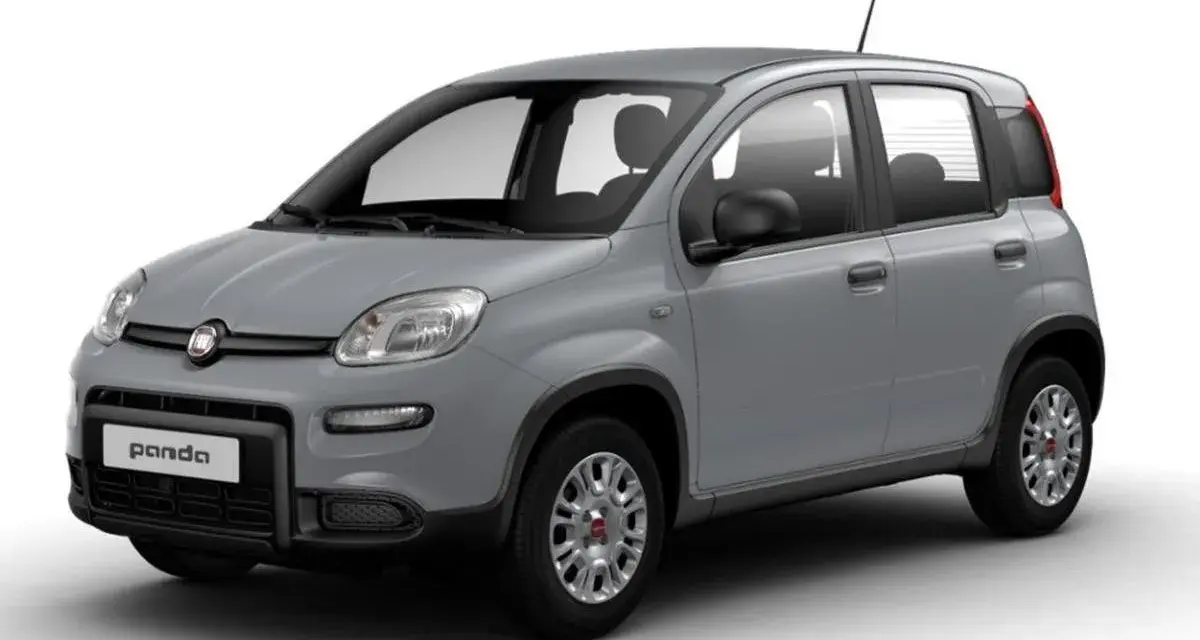 Fiat Panda grigio moda, un'auto compatta e versatile, perfetta per la città.