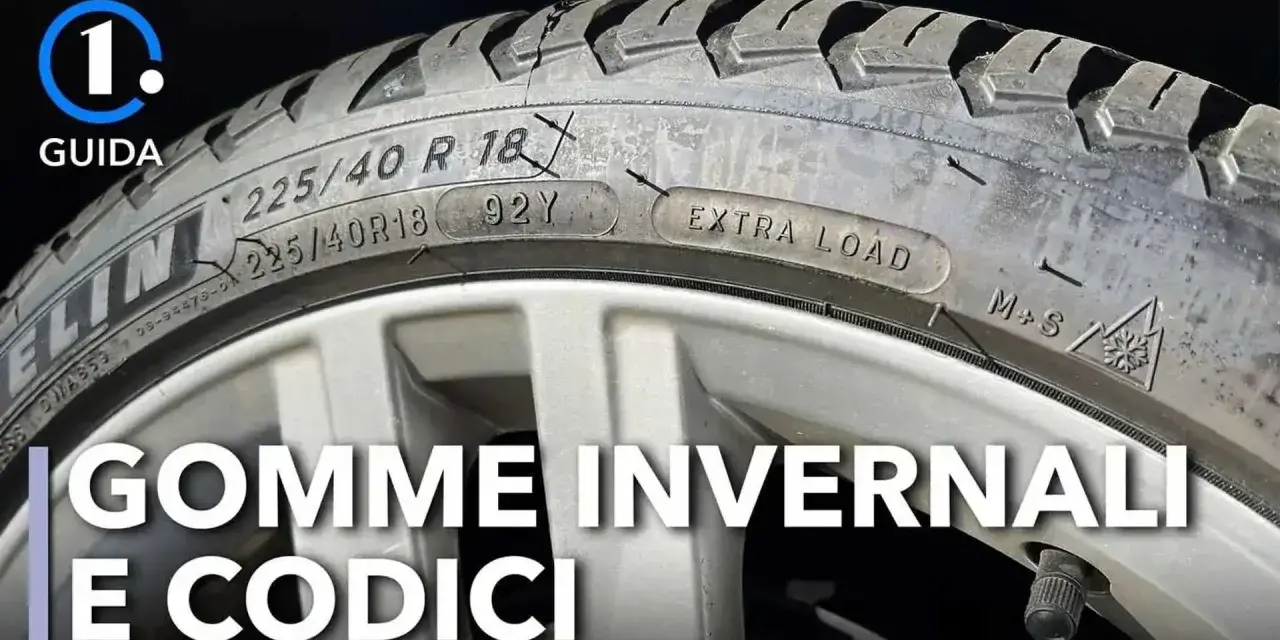 Gomme invernali: scopri quanto durano e come interpretare i codici sul fianco. Informazioni utili per la tua sicurezza.