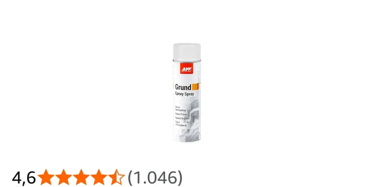 Bomboletta spray di fondo epossidico APP, ideale per preparare le superfici prima della verniciatura.