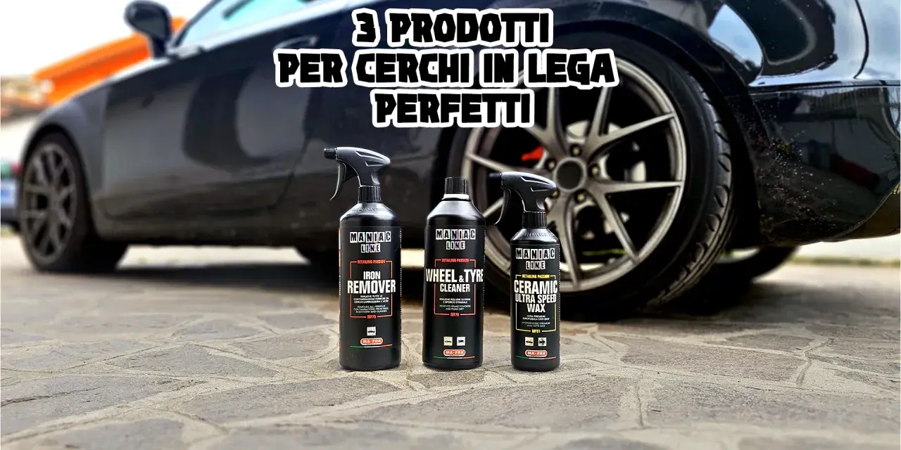 Tre prodotti per pulire cerchi in lega con sgrassatore, per un risultato perfetto.