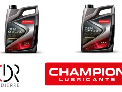 Olio Champion 5W-30 per motori ibridi e specifici, 0W-20 per motori PSA. Protezione e performance garantite.