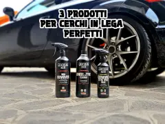 Tre prodotti per pulire cerchi in lega con sgrassatore, per un risultato perfetto.