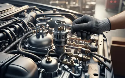 Meccanico che lavora sul motore GPL. La manutenzione regolare è fondamentale per capire quanto dura un motore GPL e garantirne l'efficienza nel tempo.