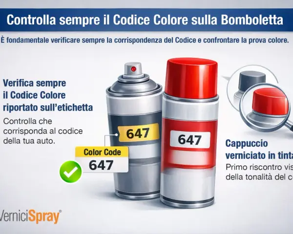 Bombolette spray con codice colore 647, per la verniciatura auto. Verifica sempre il codice colore Ford.