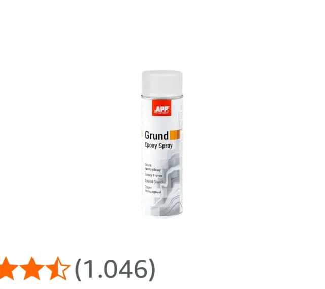 Bomboletta spray di fondo epossidico APP, ideale per preparare le superfici prima della verniciatura.