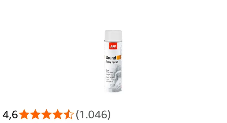 Bomboletta spray di fondo epossidico APP, ideale per preparare le superfici prima della verniciatura.