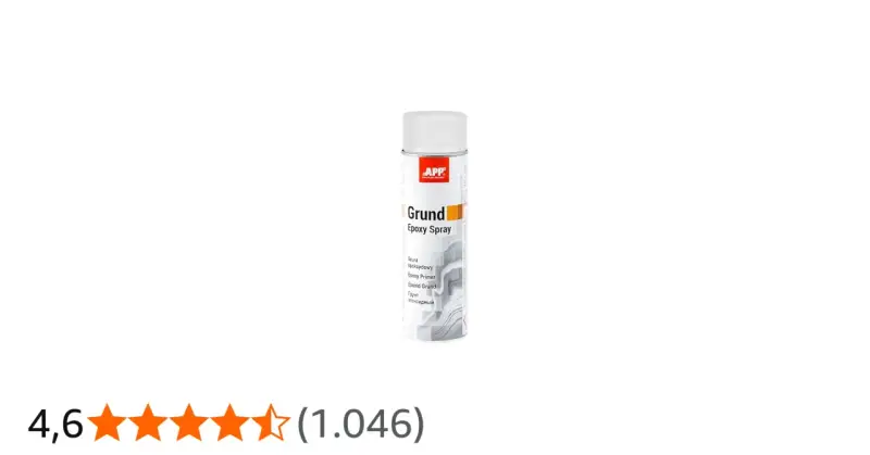 Bomboletta spray di fondo epossidico APP, ideale per preparare le superfici prima della verniciatura.
